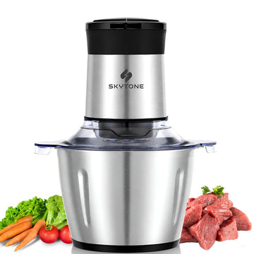 SKYTONE Electric Chopper, Meat Grinders With Stainless Steel Bowl